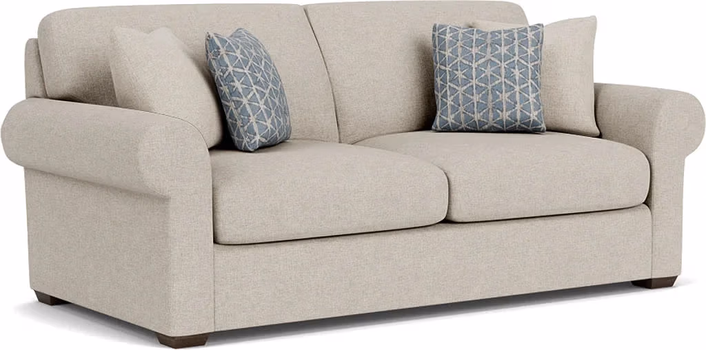 6e61fd253b302a0f1c0972932eab1425 Randall Fabric Two-Cushion Sofa - Image 1