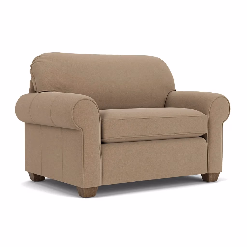 74e160634ecad859975795ac0881df00 Thornton Leather Chair and a Half - Image 1