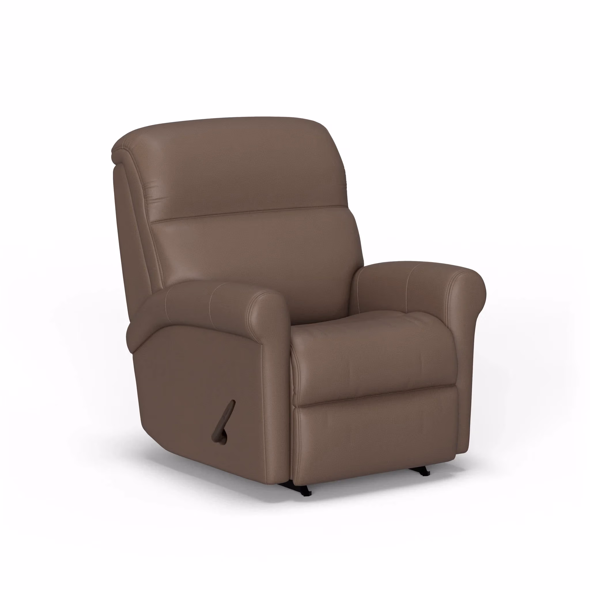 7a2bad463ec2e4d3a8a6bfe578ad2475 Davis Leather Recliner - Image 1