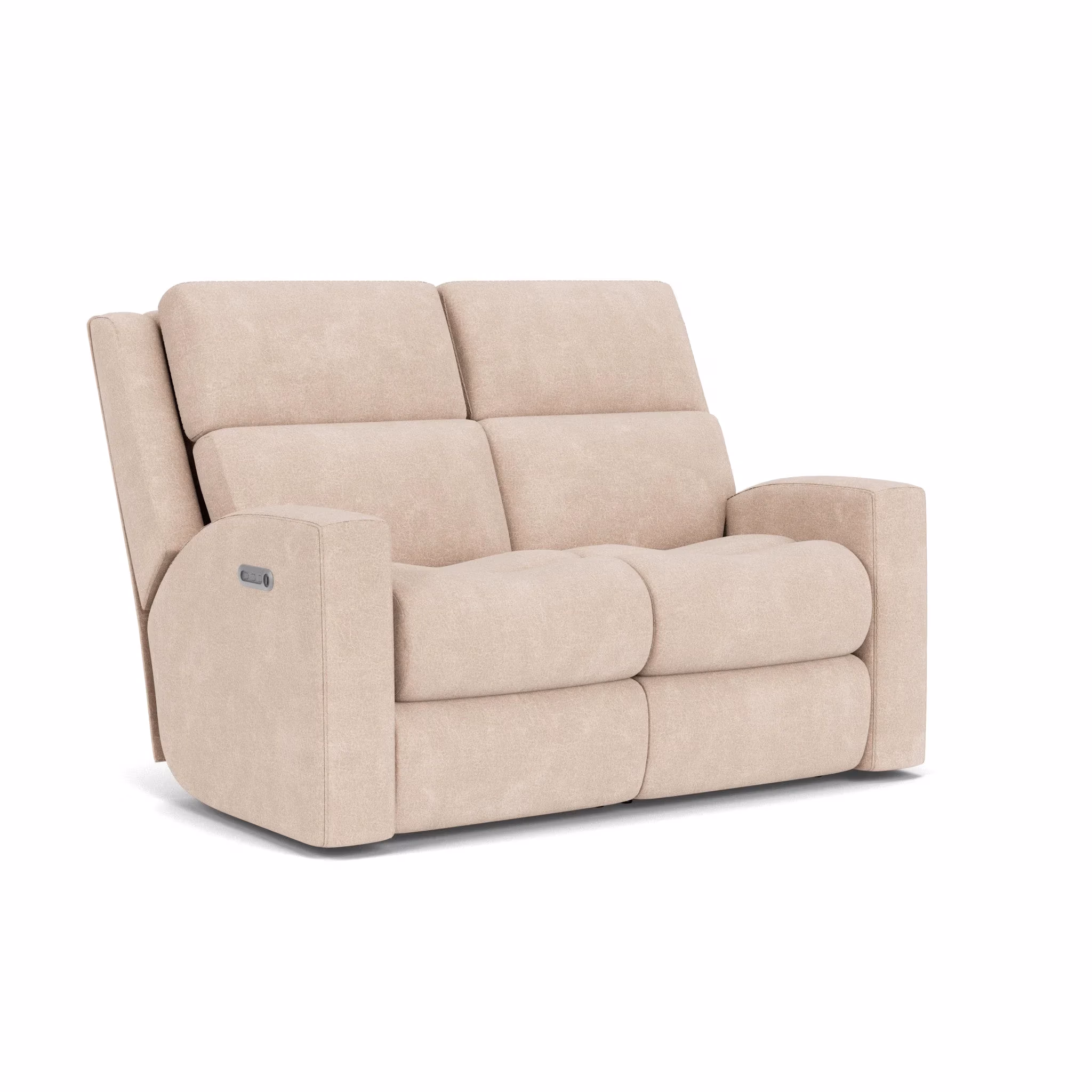 7d06c82b5d9b0904e7476c9b33d5510c Score Fabric Power Reclining Loveseat with Power Headrests & Lumbar - Image 1