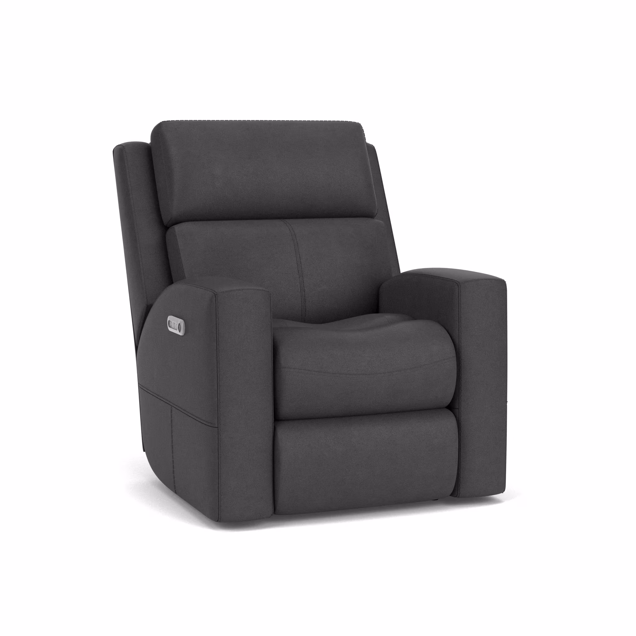 81c9c612fc5677b97ea665c105543766 Score Leather Power Recliner with Power Headrest & Lumbar - Image 1