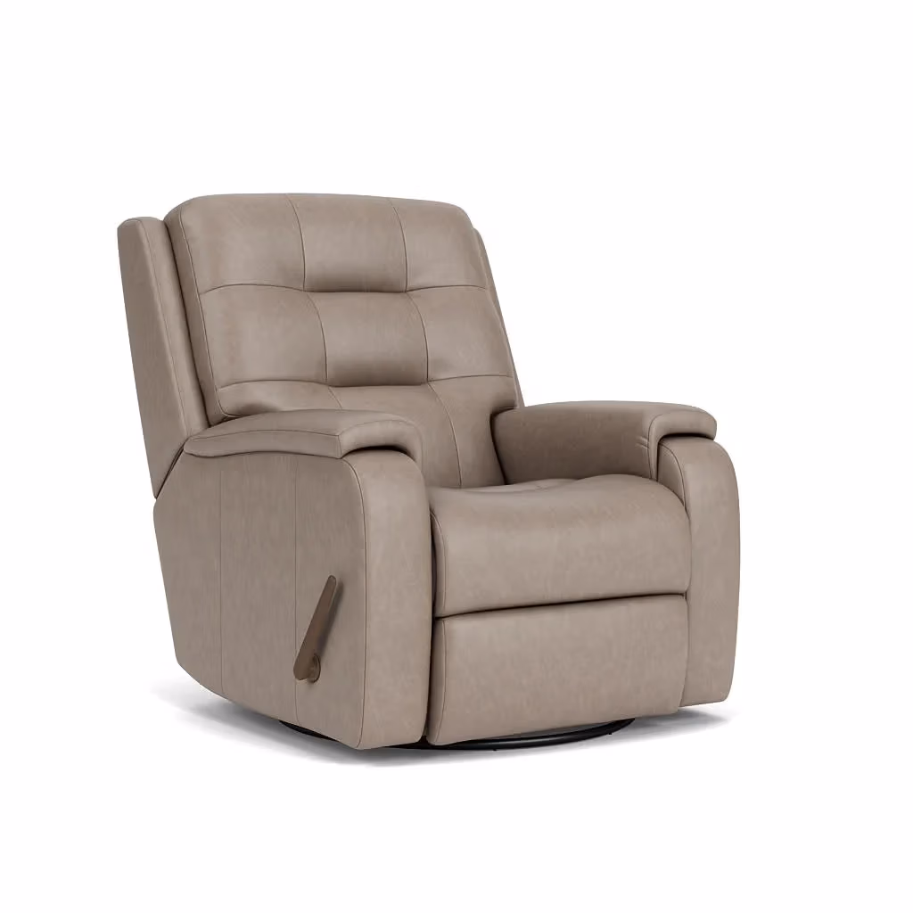 825518824017d0bd5c5e309d9d1849d0 Arlo Leather Swivel Gliding Recliner - Image 1