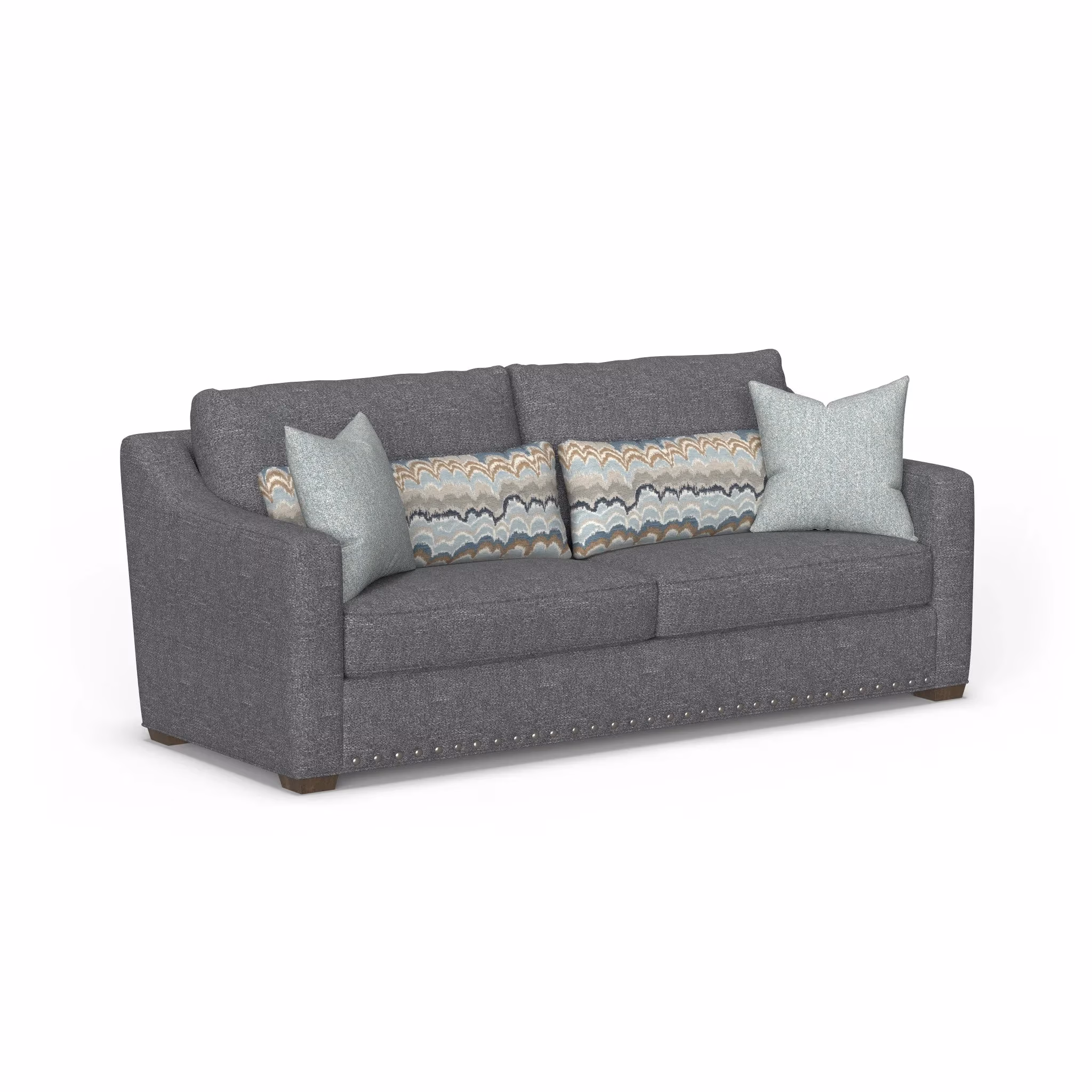 834c75c3029c86b3703d2c5431d80f3f Milo Fabric Two-Cushion Sofa - Image 1