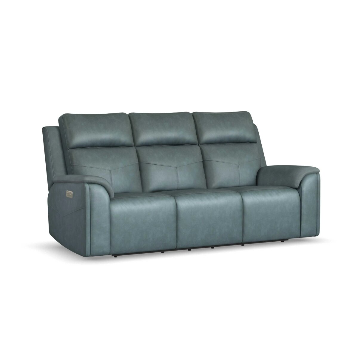 85d30276786e1b7dcc111c5362d1030d Vernon Vinyl Power Reclining Sofa with Console, Power Headrest, Lumbar, Heat & Massage - Image 1