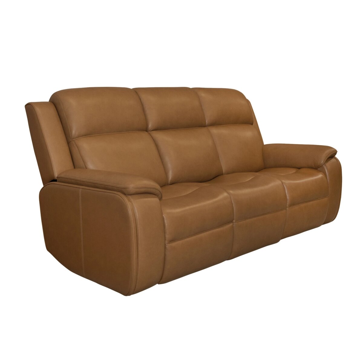 8885ee366e6a242171227bccf267bb70 Ziggy Leather Power Reclining Sofa with Power Headrest, Lumbar, Heat & Massage - Image 1