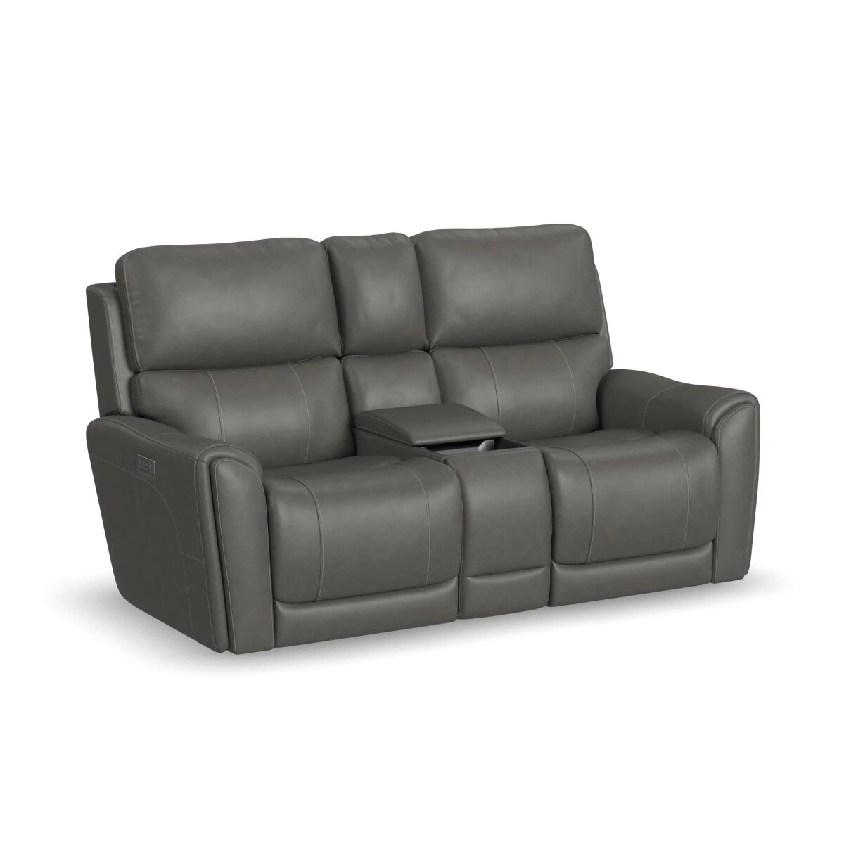 8a16f55b6410684a2c0342b0fab06c13 Carter Fabric Power Reclining Loveseat with Console & Power Headrests & Lumbar - Image 1