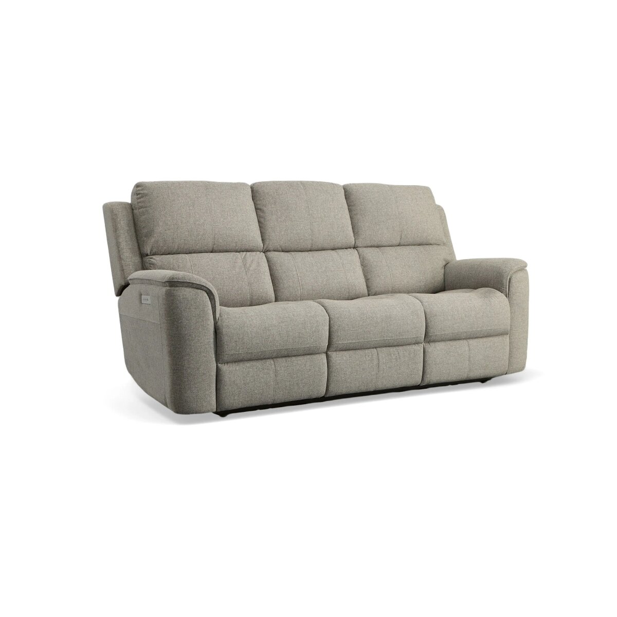 9123aeb6d9ba5f2d4c4fc7c987de0061 Henry Fabric Power Reclining Sofa with Power Headrests & Lumbar - Image 1