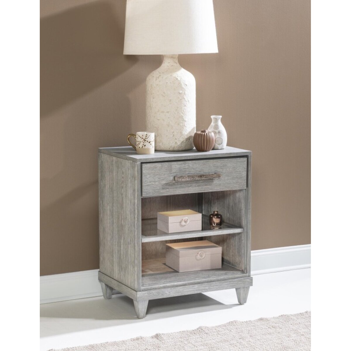 92b329a3923f7760cae7c0f3fc2296ec 1 Drawer Nightstand - Image 1