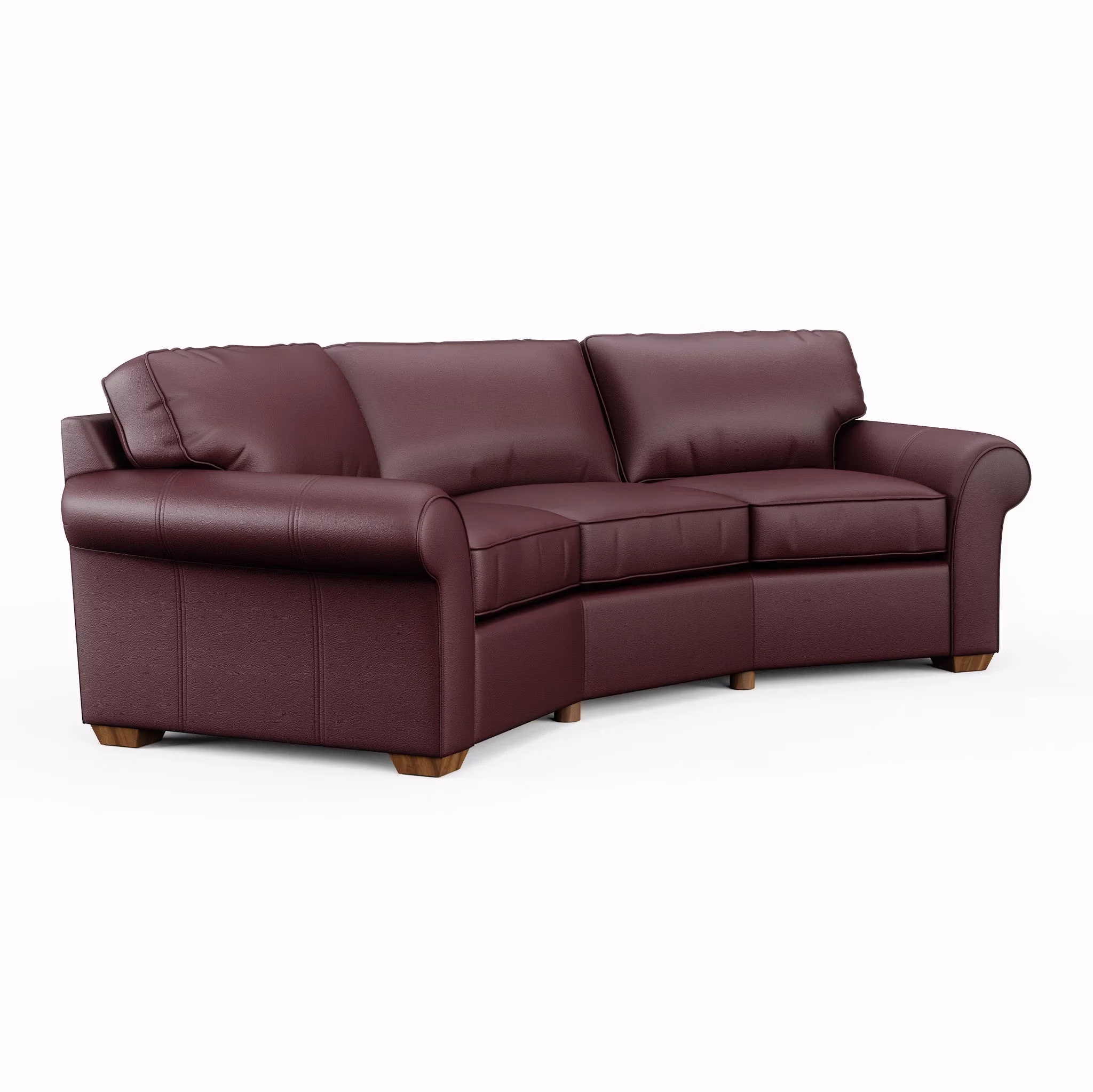 962de7f85c0c7e4c5bfe252423176f05 Vail Leather Conversation Sofa - Image 1