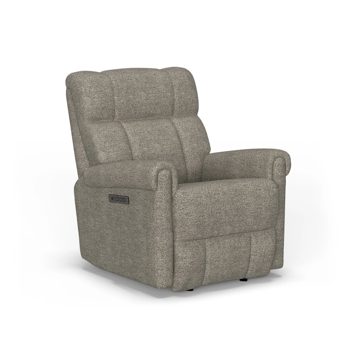 97057519011d73025df0ccdf7ae12afd Classic Fabric Power Gliding Recliner with Power Headrest & Lumbar - Image 1