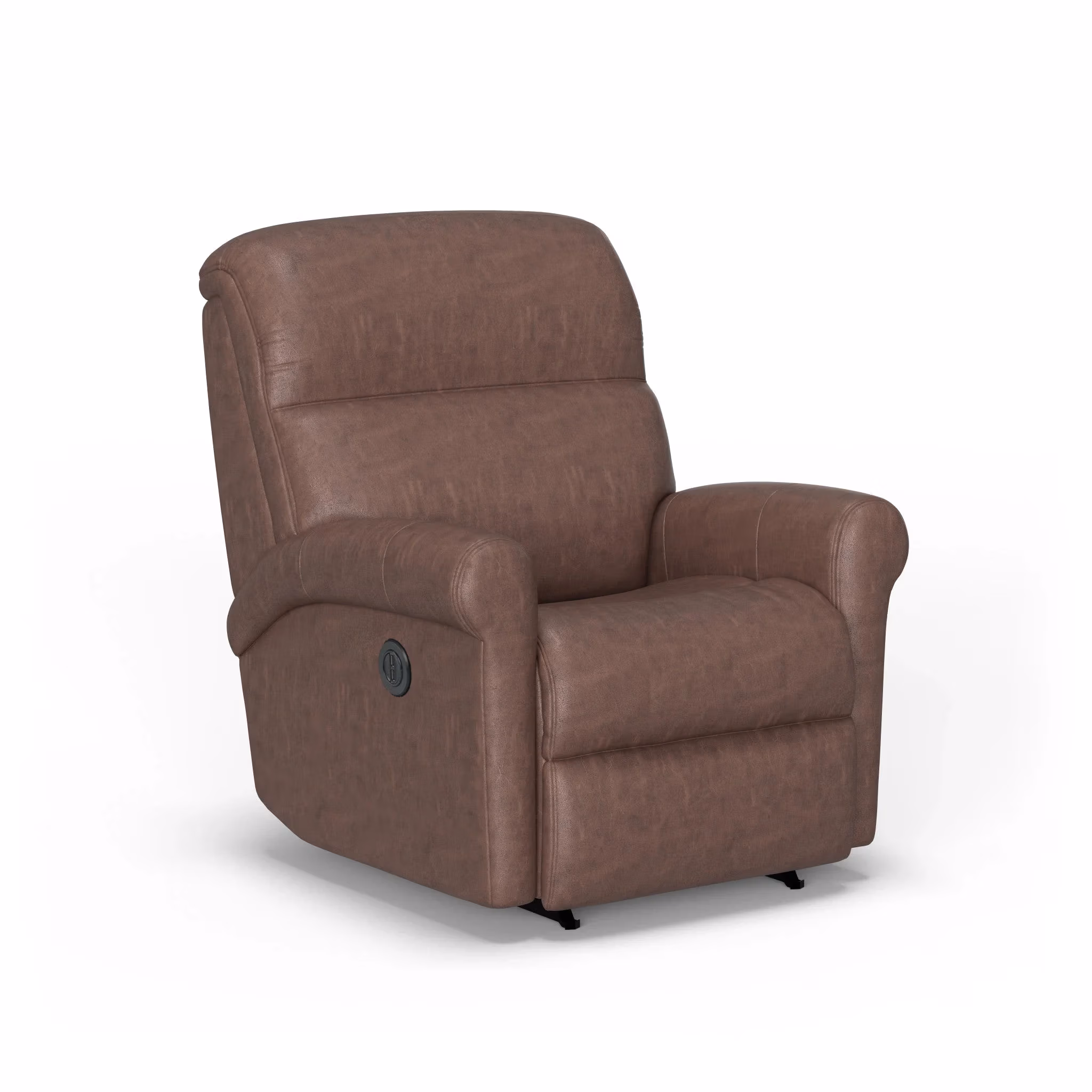 9ae3d46656252598a5feb0a4e1d25bb5 Davis Leather Power Rocking Recliner - Image 1