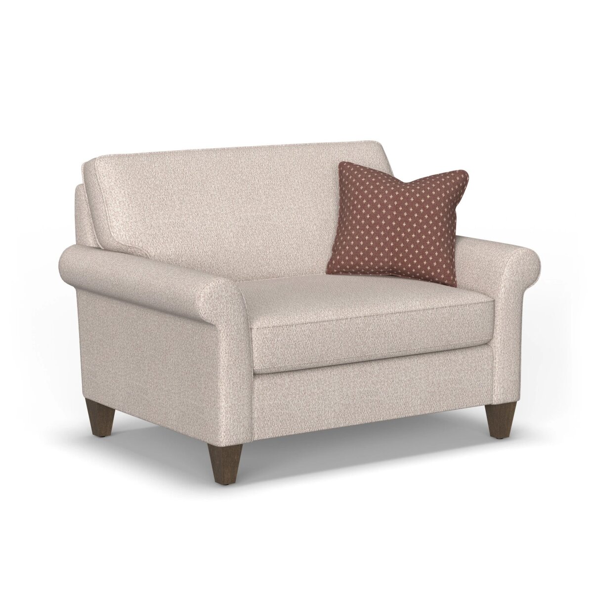 9caa320904a776f54c2c839a7af35290 Westside Fabric Chair and a Half - Image 1