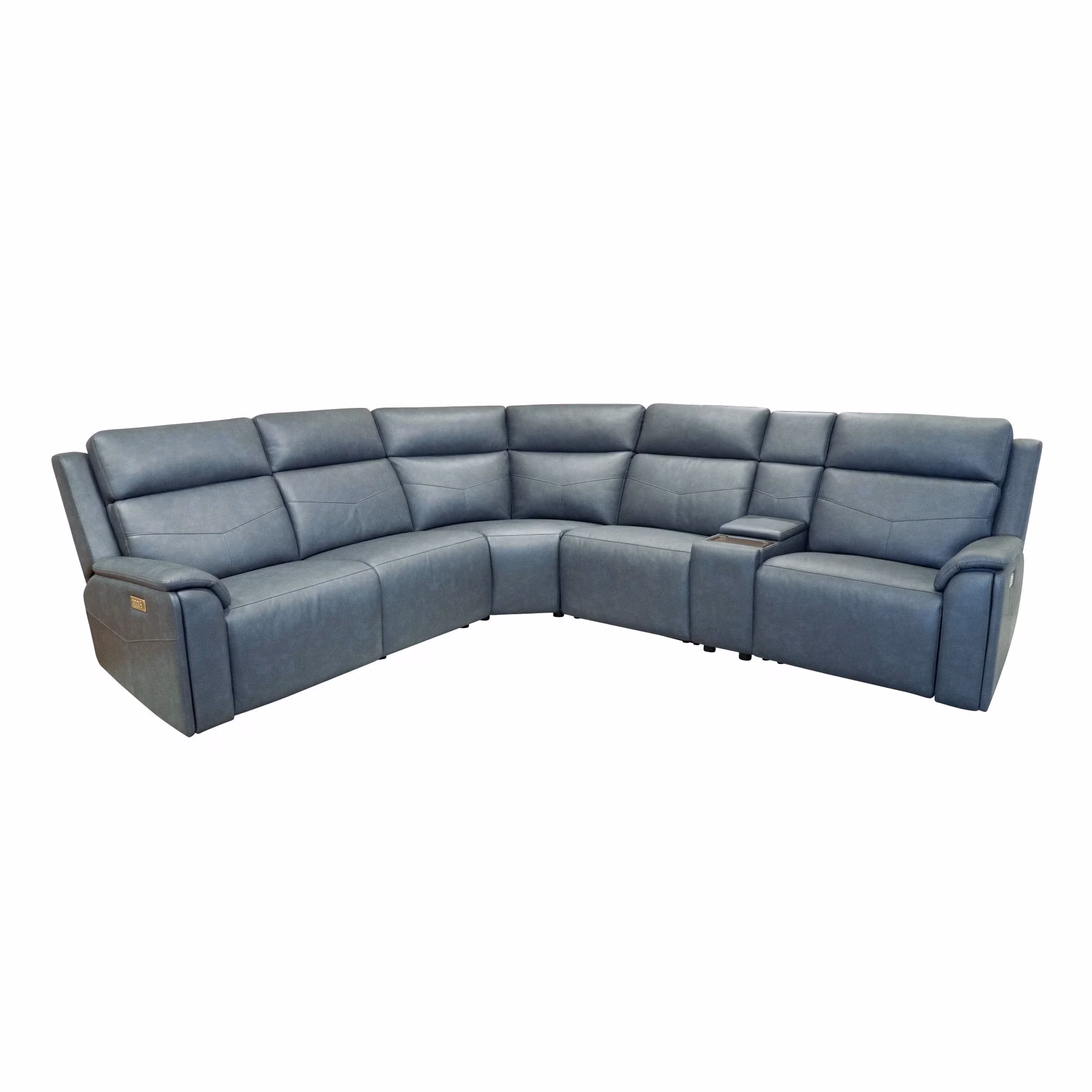a40791d0c9fdb3139c3aa9553f4082e9 Vernon Fabric Power Reclining Sectional with Power Headrest, Lumbar, Heat, & Massage - Image 1