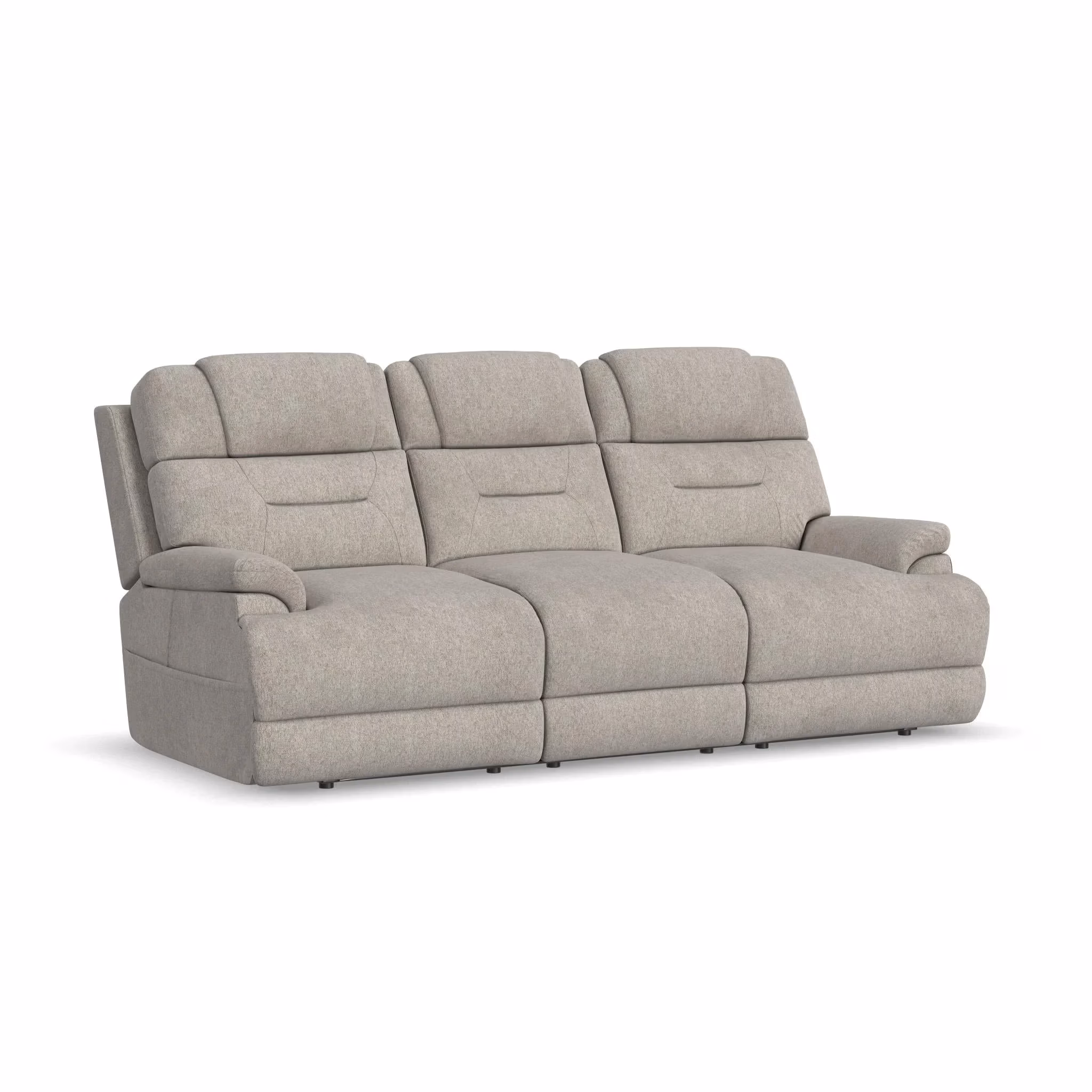 a6b772efbeb86554857df2d7cab77ae5 Zecliner Zofa Fabric Power Sleep Sofa with Power Headrests & Lumbar - Image 1