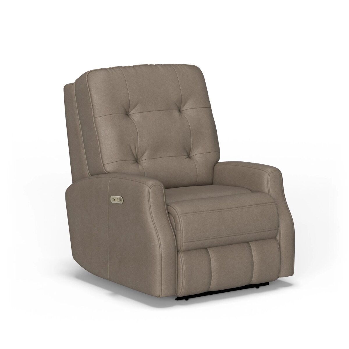 af2330f46a682dded68377d59b4f9b05 Devon Leather Power Recliner with Power Headrest - Image 1
