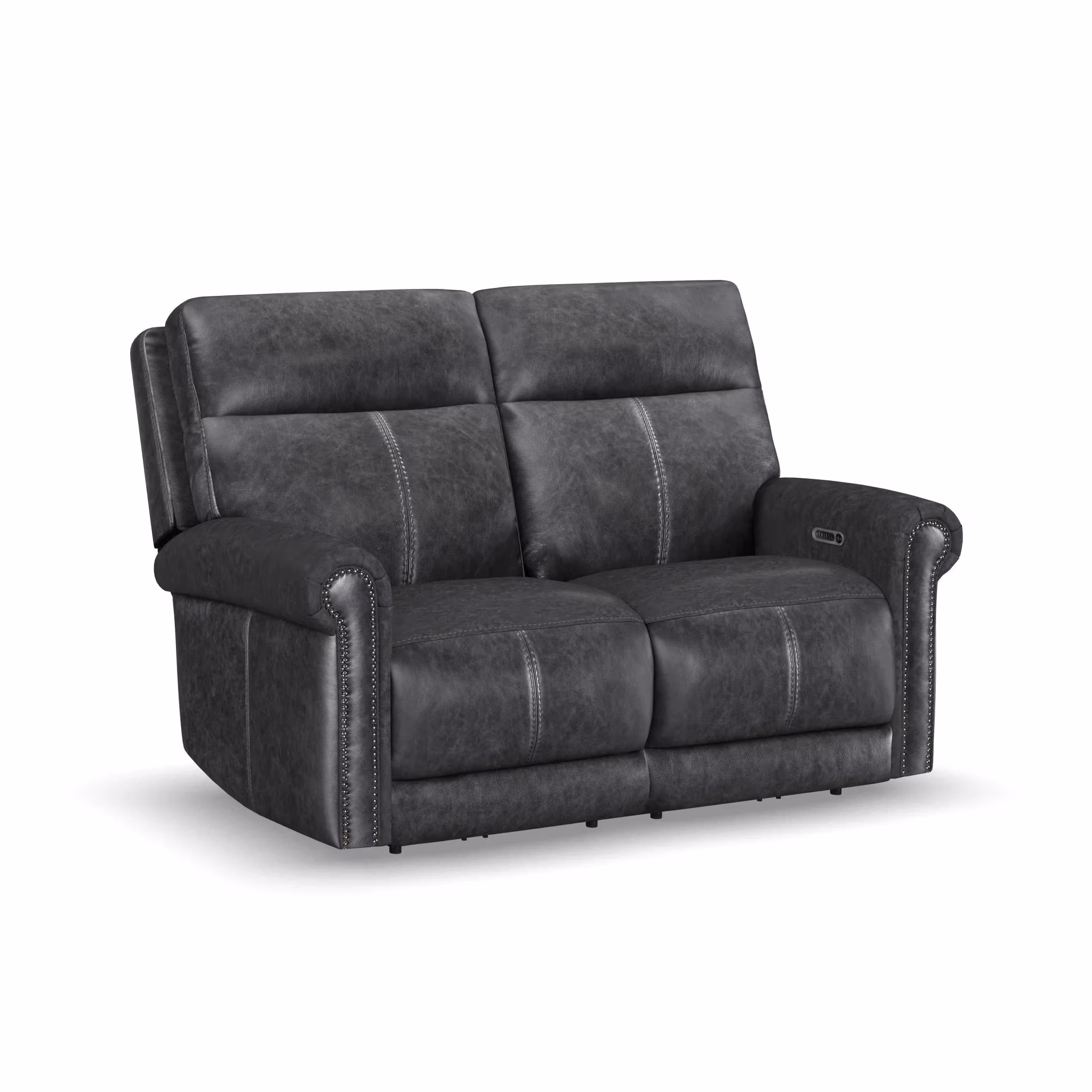 b0744eecc637a70325f76889324f986d Alexander Leather Power Reclining Loveseat with Power Headrest & Lumbar - Image 1