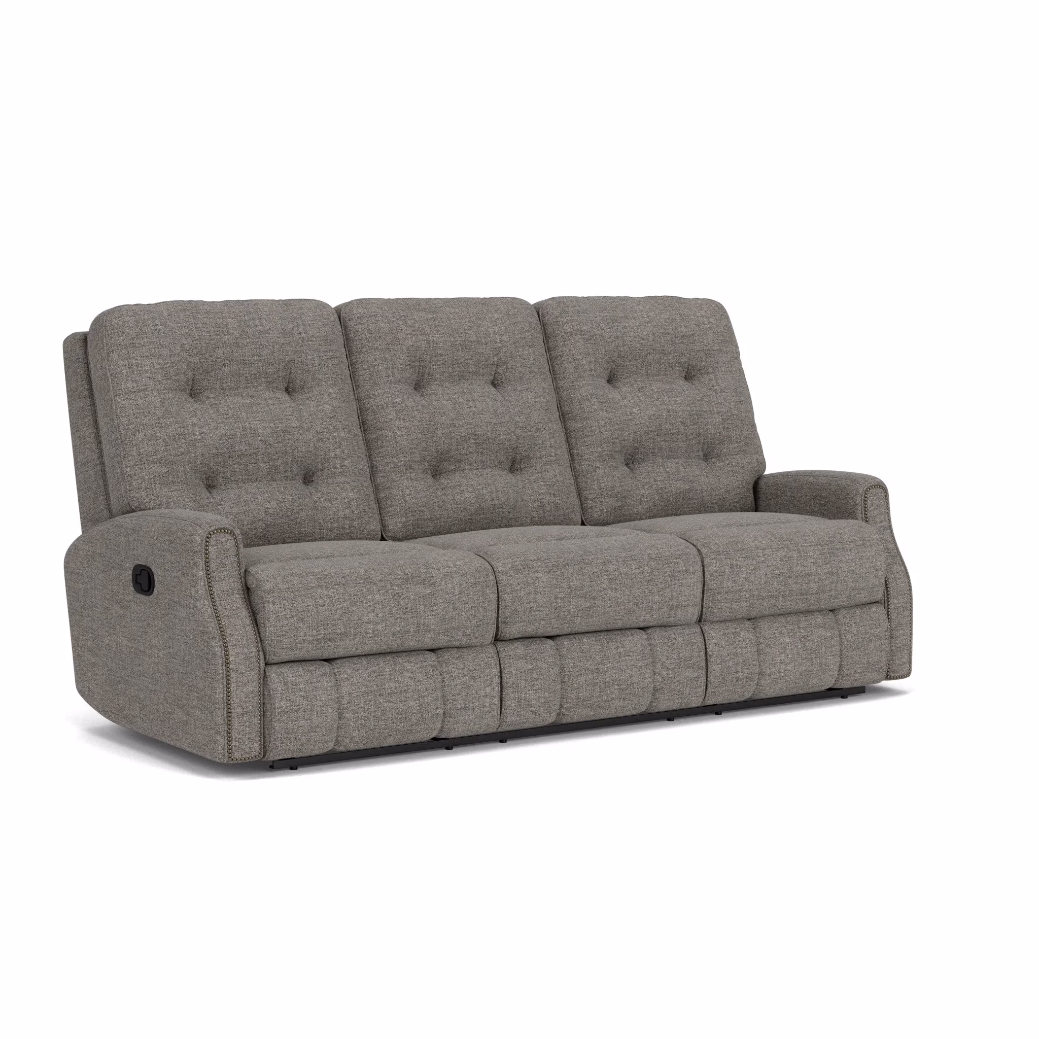 b4f92d2833122ba9cb5810466d71c4df Devon Fabric Reclining Sofa - Image 1