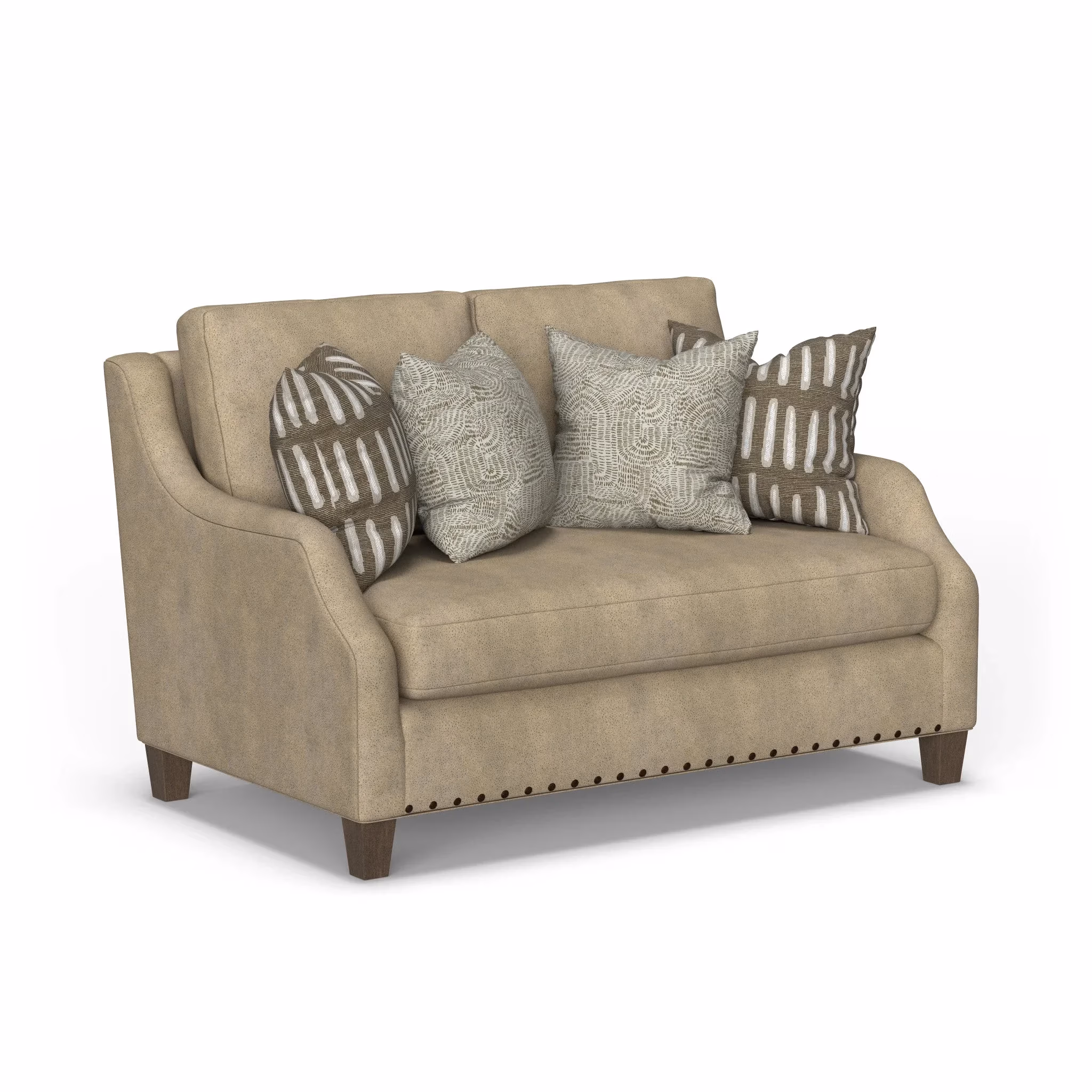 b55a3384fc20f30bc810d431cccf533a Gianna Fabric Bench Loveseat - Image 1