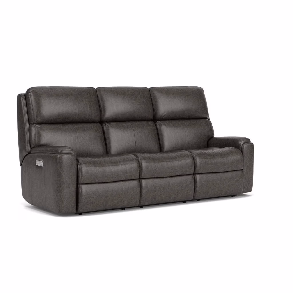 be59e833b089aae8a8c4adffb97b5404 Rio Leather Power Reclining Sofa with Power Headrests - Image 1