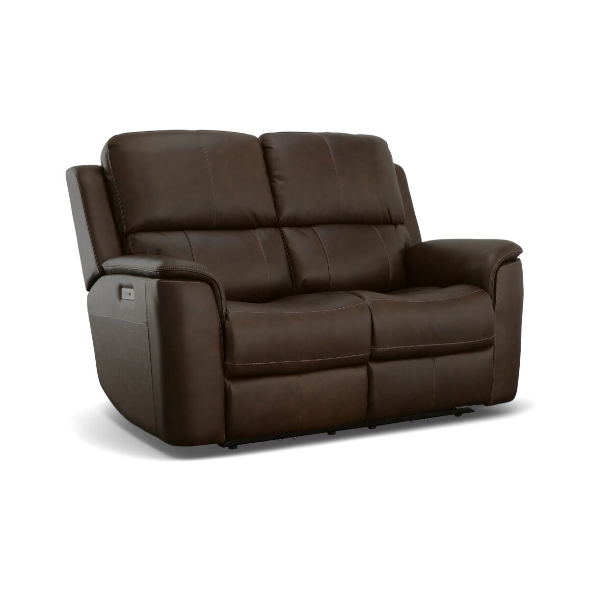 c26989d69627eecda7322b9d63569e4d Henry Leather Power Reclining Loveseat with Power Headrests & Lumbar - Image 1