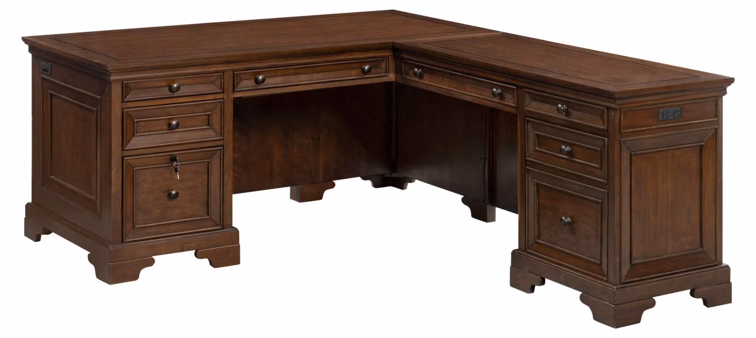 c66339f1ca4e828901ecd0a26b64e967 Arlington 49" Return Desk I3194-308 I3194-308 - Image 1