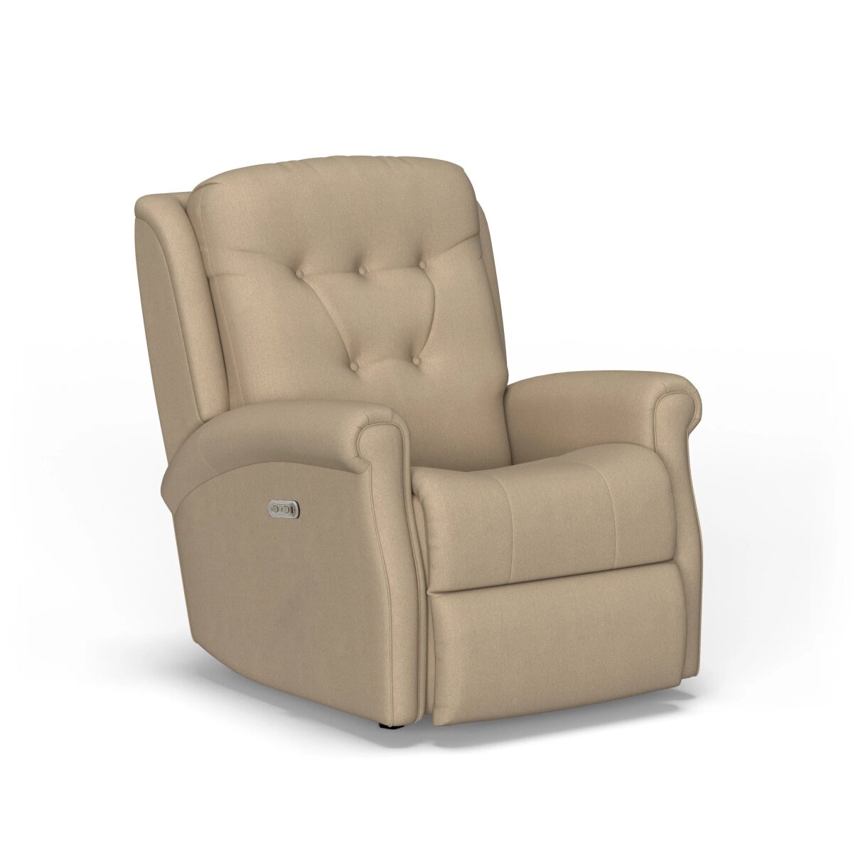 cc277de4b3700d53b1e5dc1c08477258 Minnie Fabric Power Recliner with Power Headrest - Image 1
