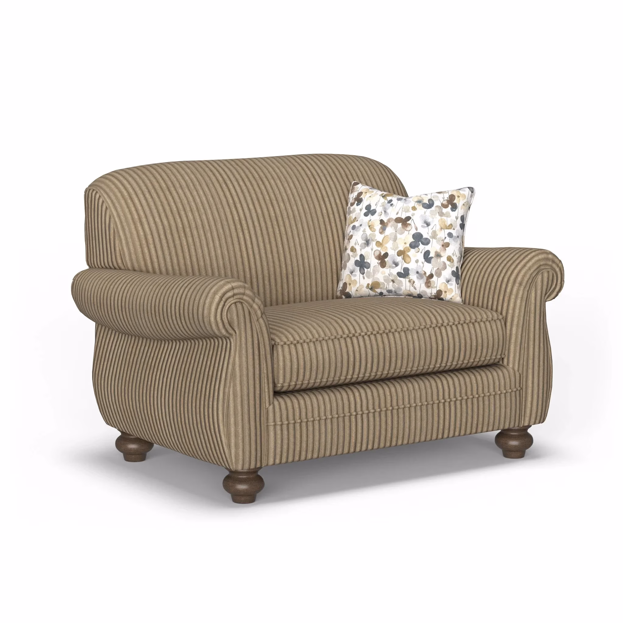 d1959358849efc1d496ebcb24cb8bd0c Winston Fabric Chair and a Half - Image 1