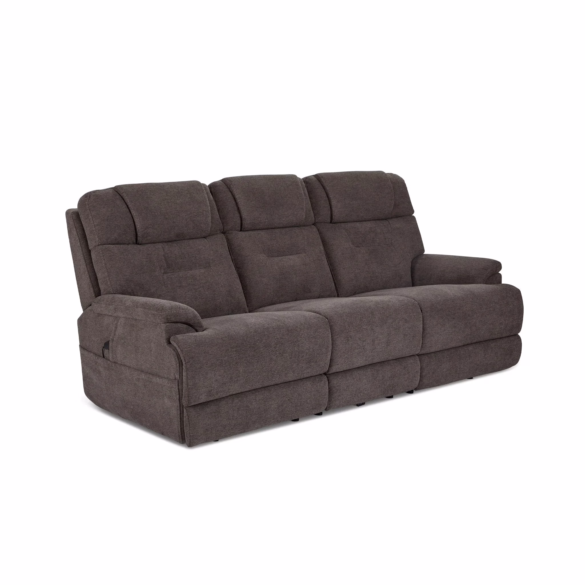 d315d0140aae163c6f142097fc2a84e6 Zecliner Zofa Fabric Power Sleep Sofa with Power Headrests & Lumbar - Image 1