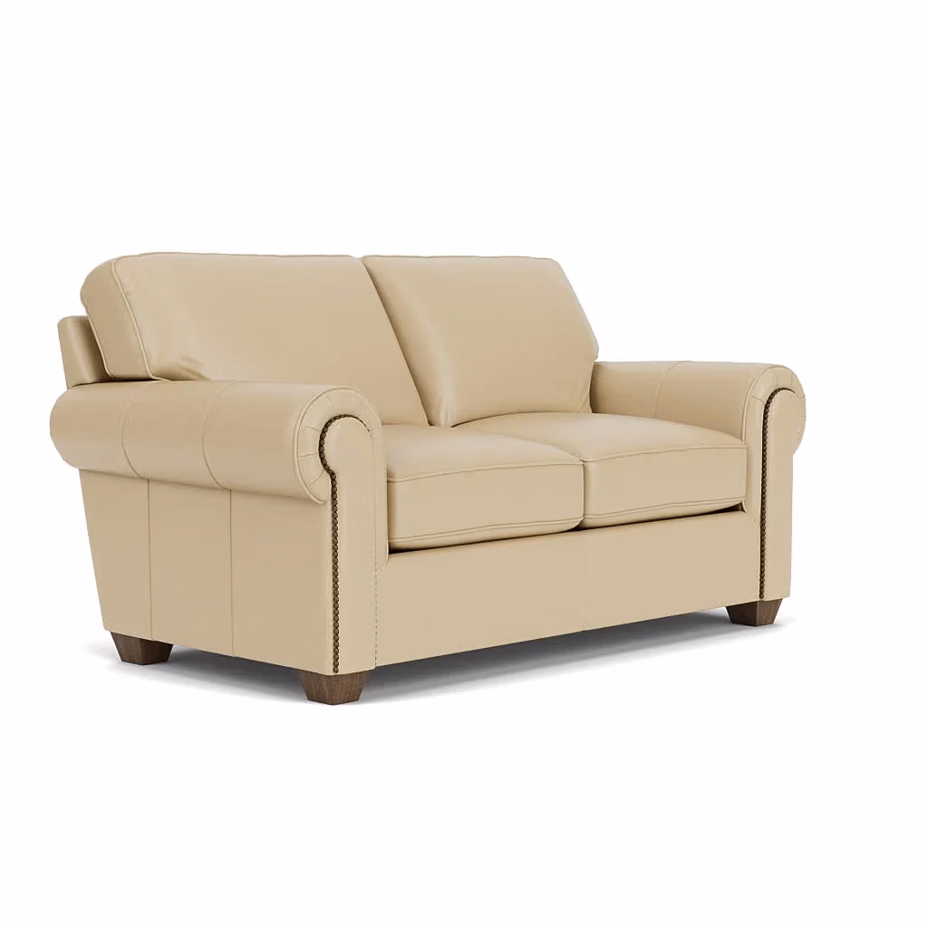 d47742ff8e62abde8cb9f1007177bfed Carson Leather Loveseat - Image 1