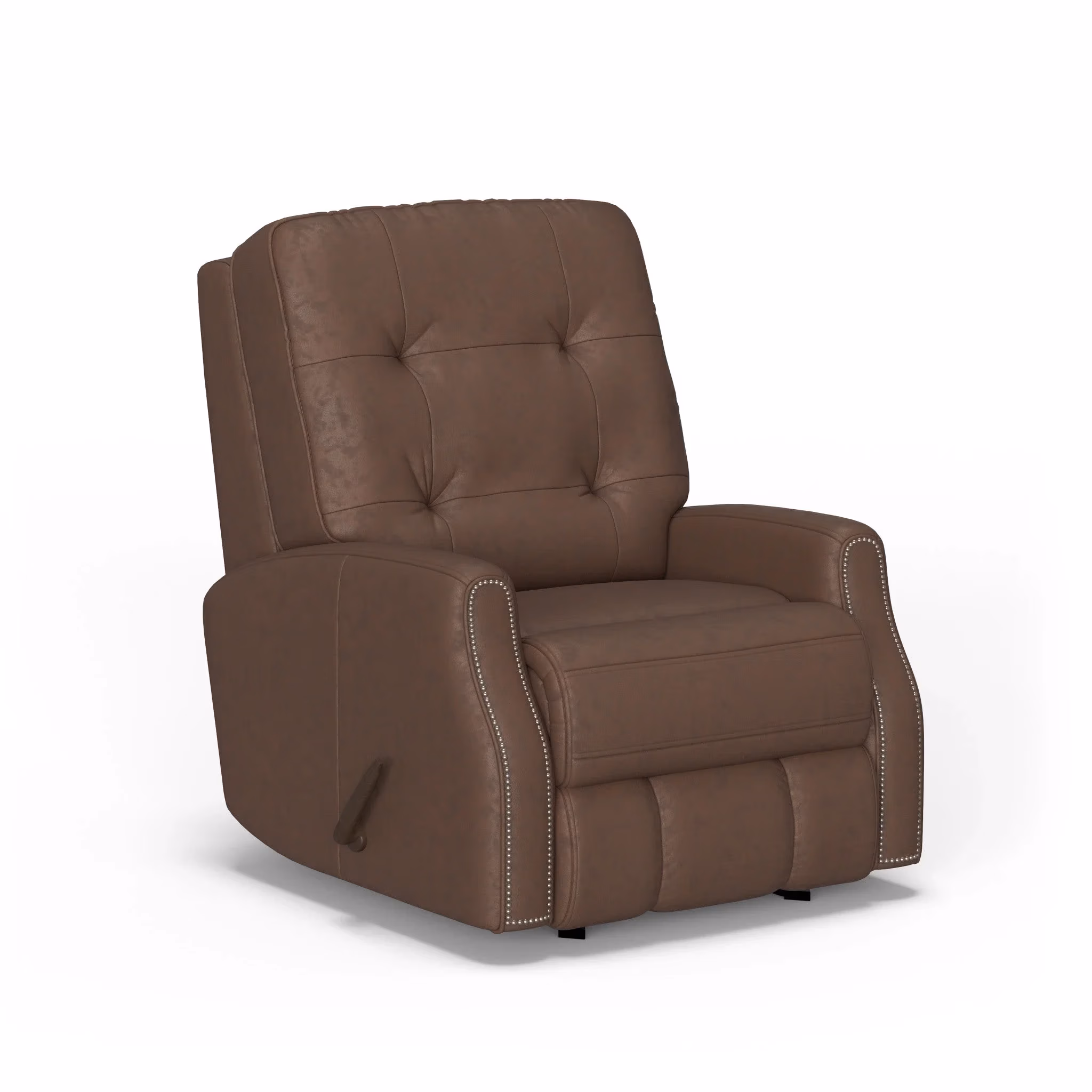 dbf2ea981971159706e9a2aa3aefe9d5 Devon Leather Rocking Recliner - Image 1