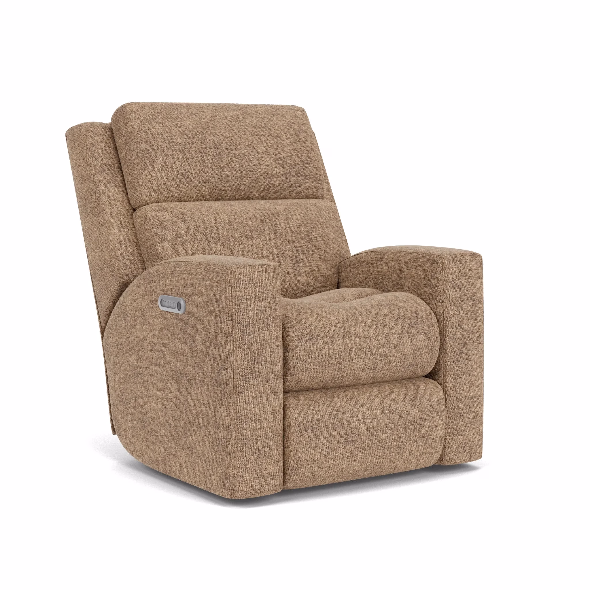 de2ee2a91de33a9ff79c9b16ae2696af Score Fabric Power Recliner with Power Headrest & Lumbar - Image 1
