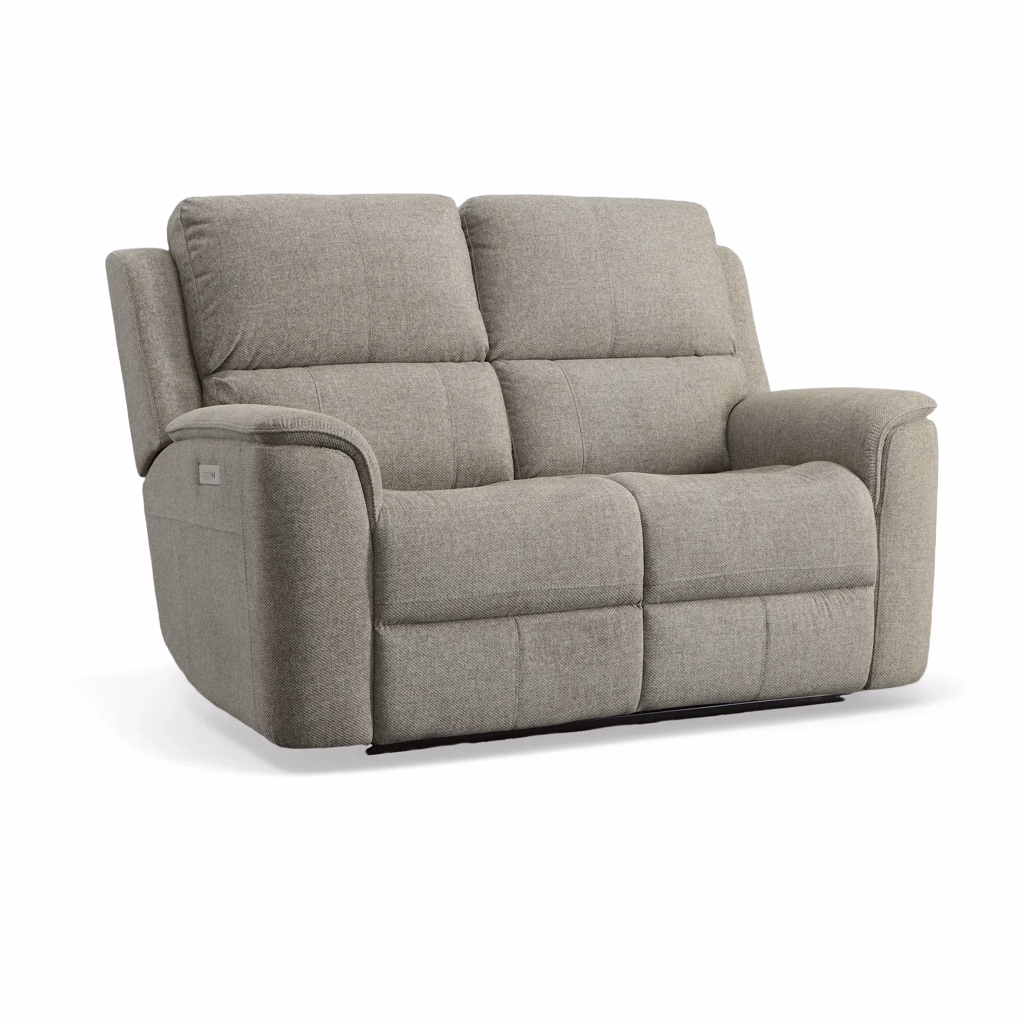 e6e42ddd44cd1d12e2269e482a0f31bf Henry Fabric Power Reclining Loveseat with Power Headrests & Lumbar - Image 1
