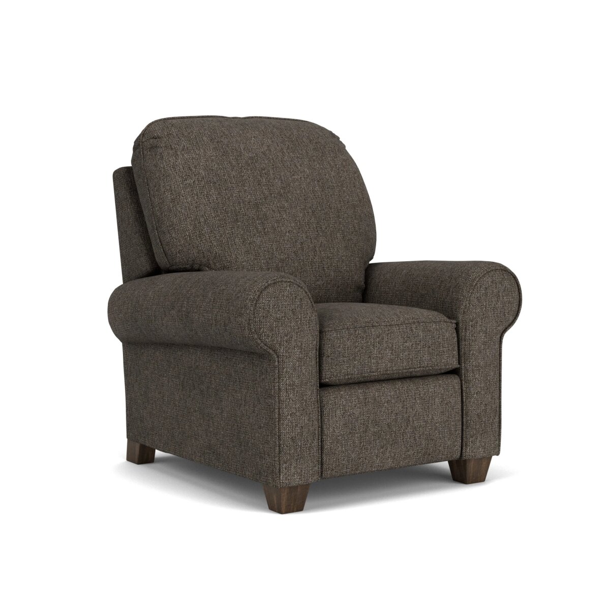 e77fd955c45681fde62dee434d26fb9c Thornton Fabric High-Leg Recliner - Image 1