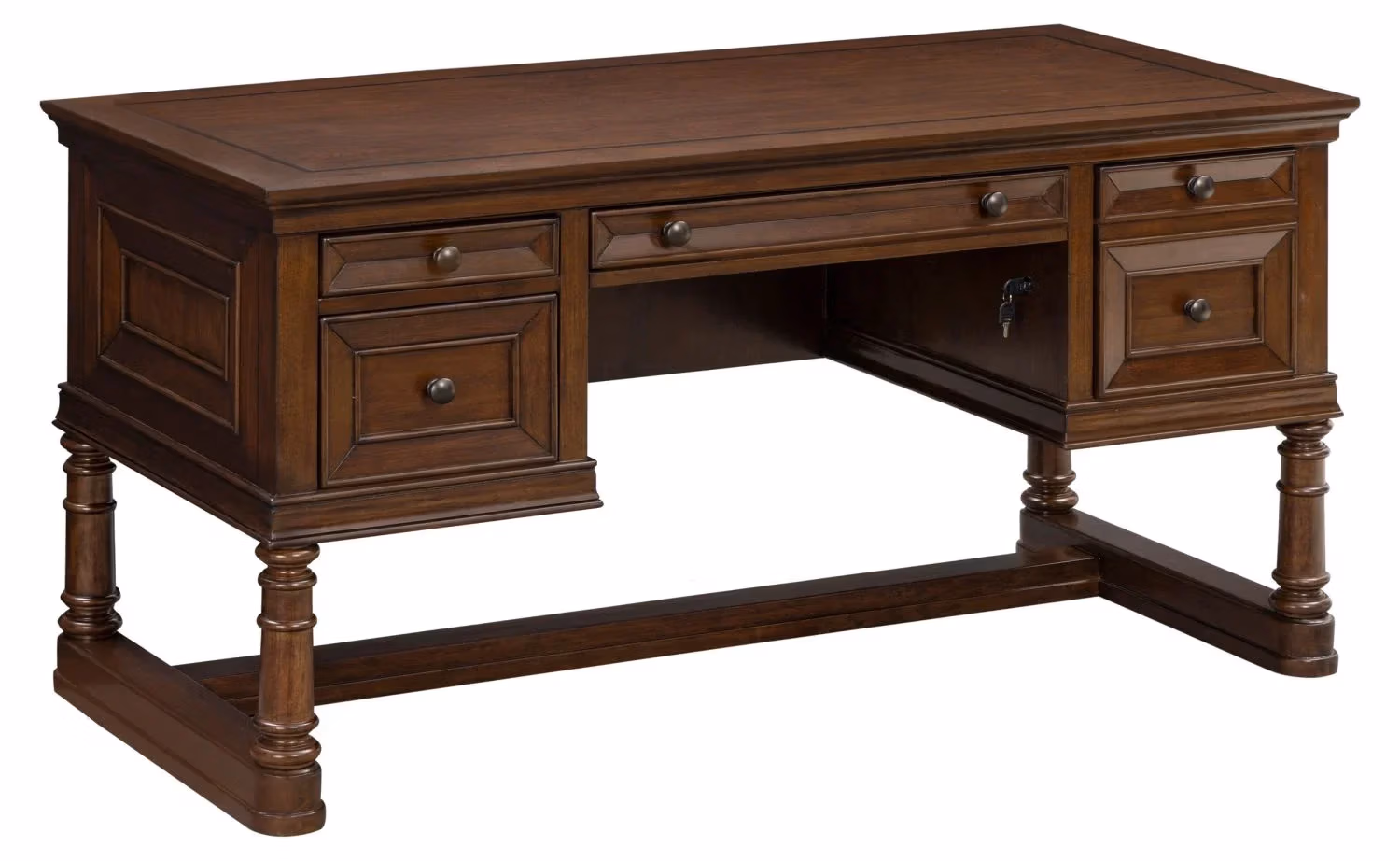ea2cb28da5404a7c13bab8379d420f98 Arlington 61" Half Ped Desk I3194-371 - Image 1