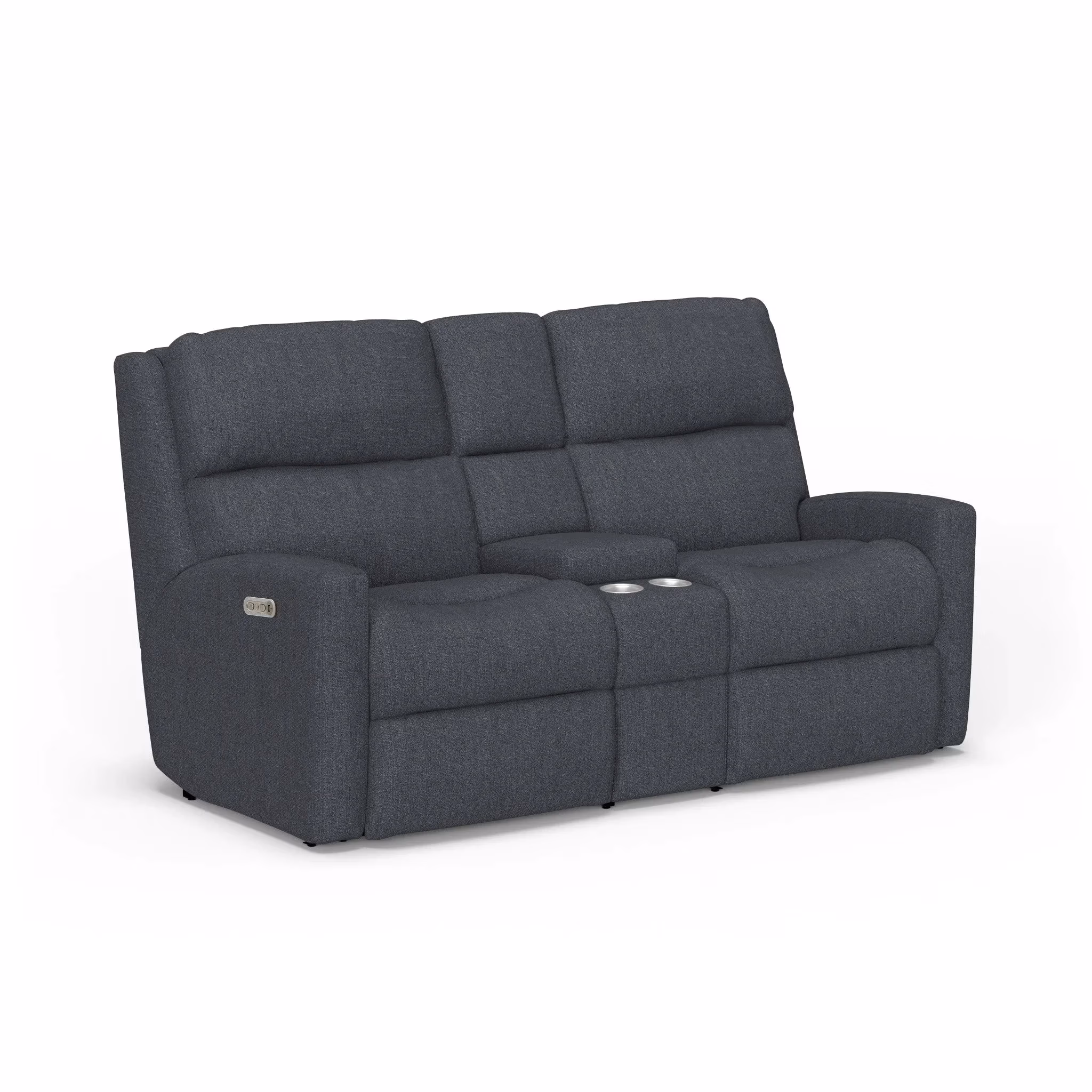 eb977804d5a0791f0391568323a75fe5 Catalina Fabric Power Reclining Loveseat with Console & Power Headrests - Image 1