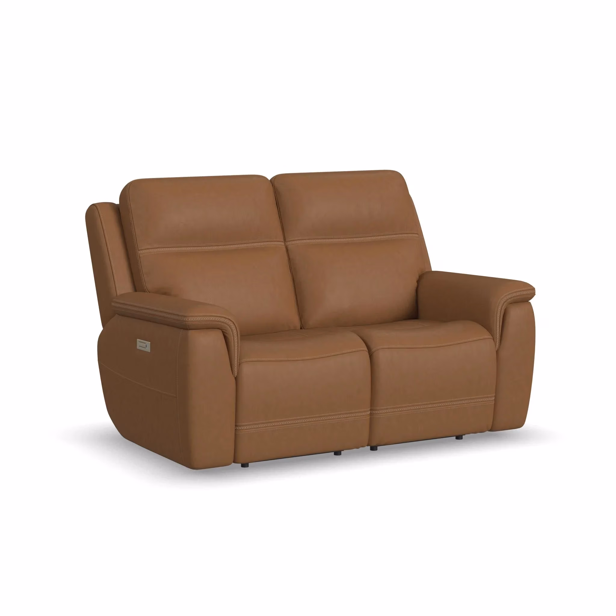 efa85e59e7f30b32390a219f11374596 Sawyer Leather Power Reclining Loveseat w/ Pwr Headrests, Lumbar - Image 1