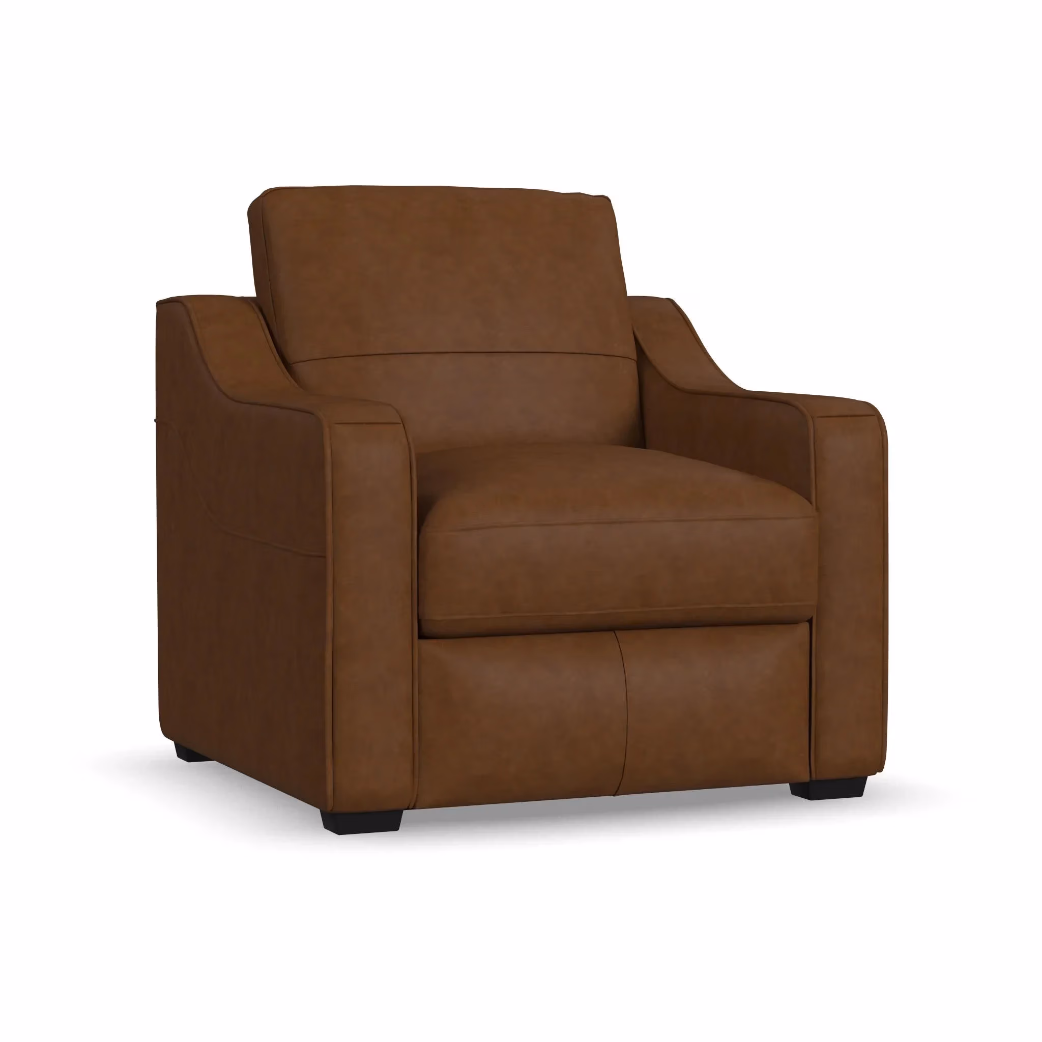 f1ce25d62d6cb35bdc48c1512f2615e0 Hudson Leather Chair - Image 1