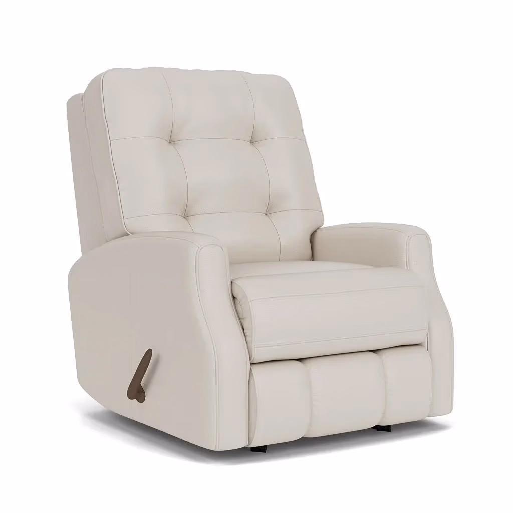 f425e97957d6cab14fe37e523bb90a63 Devon Leather Rocking Recliner - Image 1