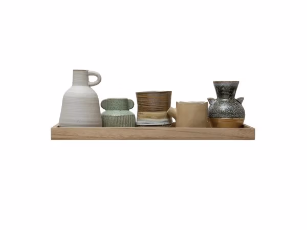 Wood Tray Set